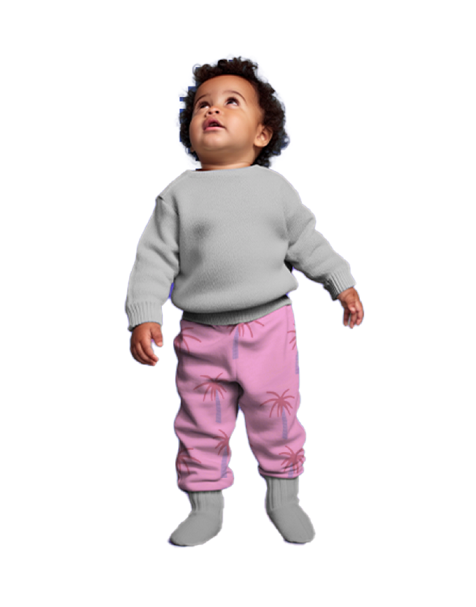 Palm Print Kids Joggers