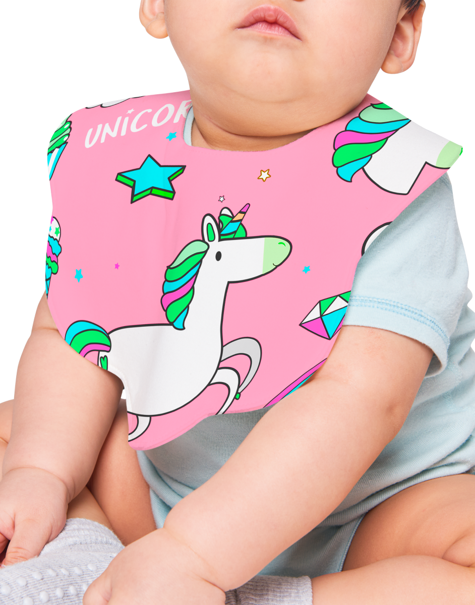 Unicorn Baby Bib