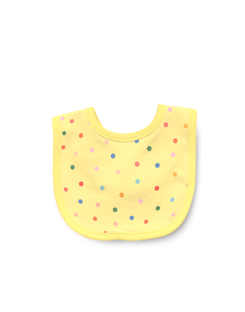 Polka Dot Baby Bib