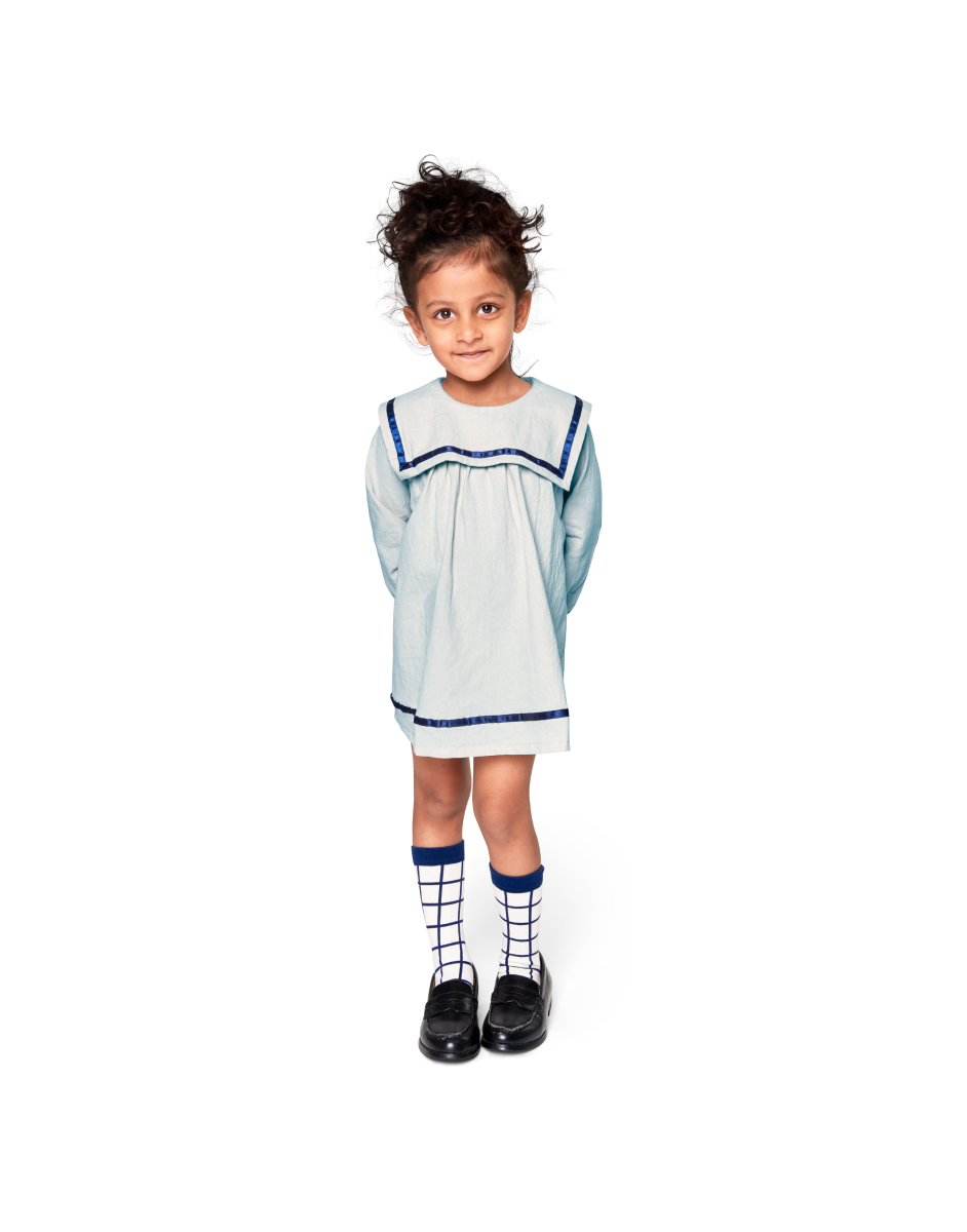 Round Neck Tunic with Borders