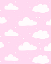 Baby Cloud Print Round Neck Dress