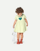 Hand-drawn Heart Print Round Neck Dress