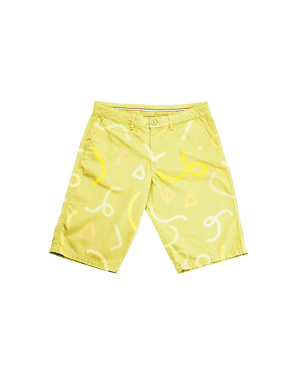 Printed Skateboard Shorts