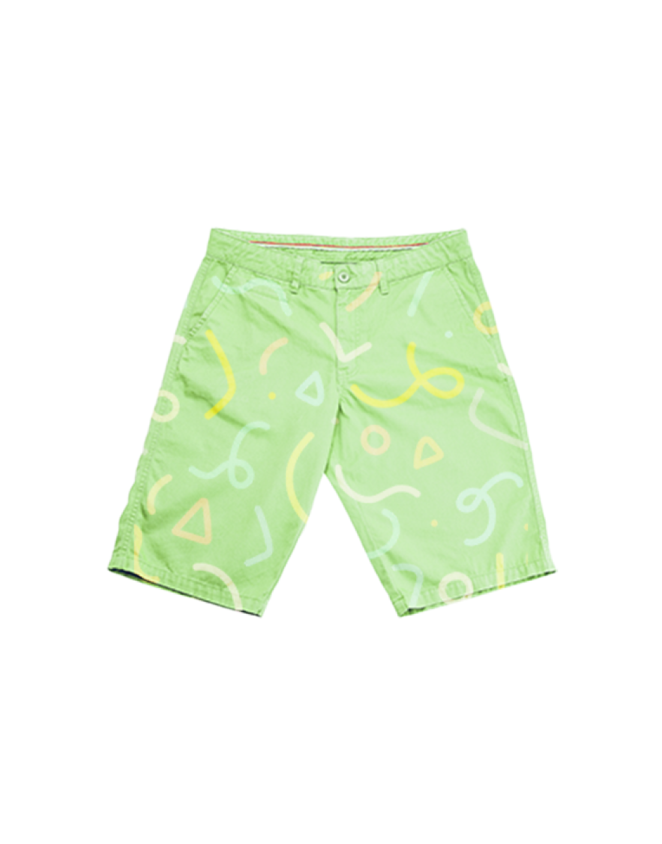 Printed Skateboard Shorts