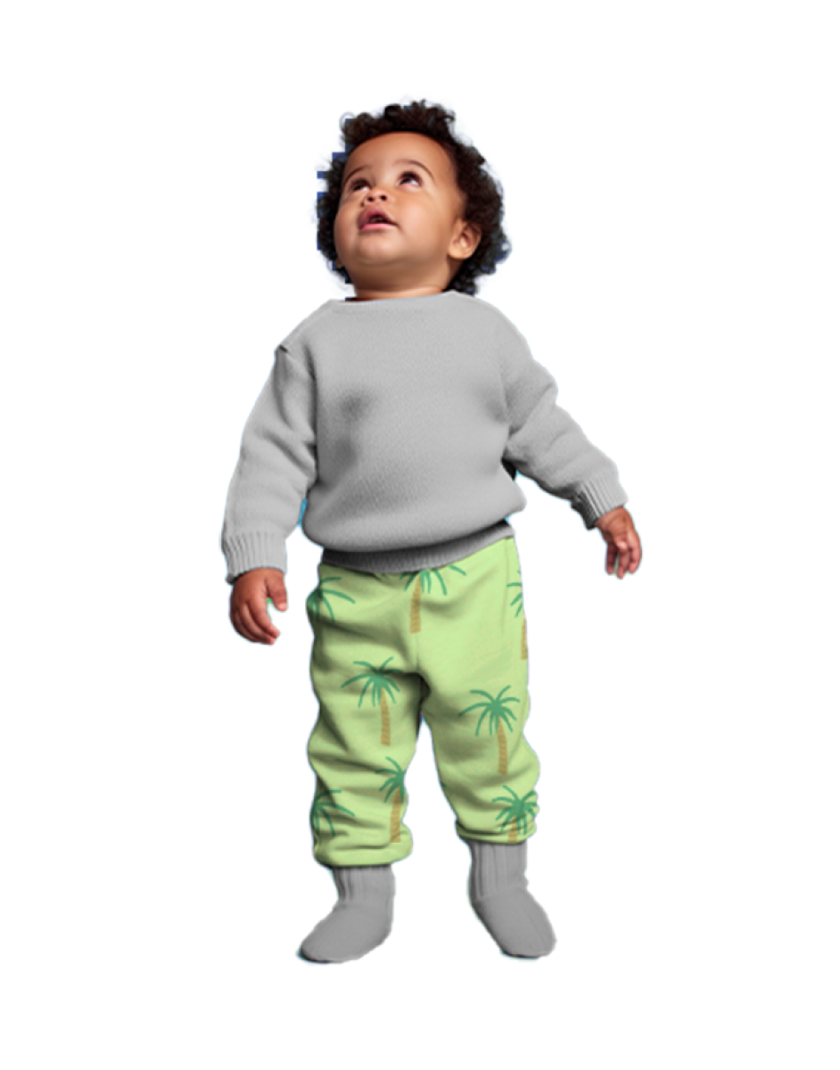 Palm Print Kids Joggers