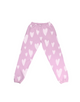 Fitted Heart Print Joggers