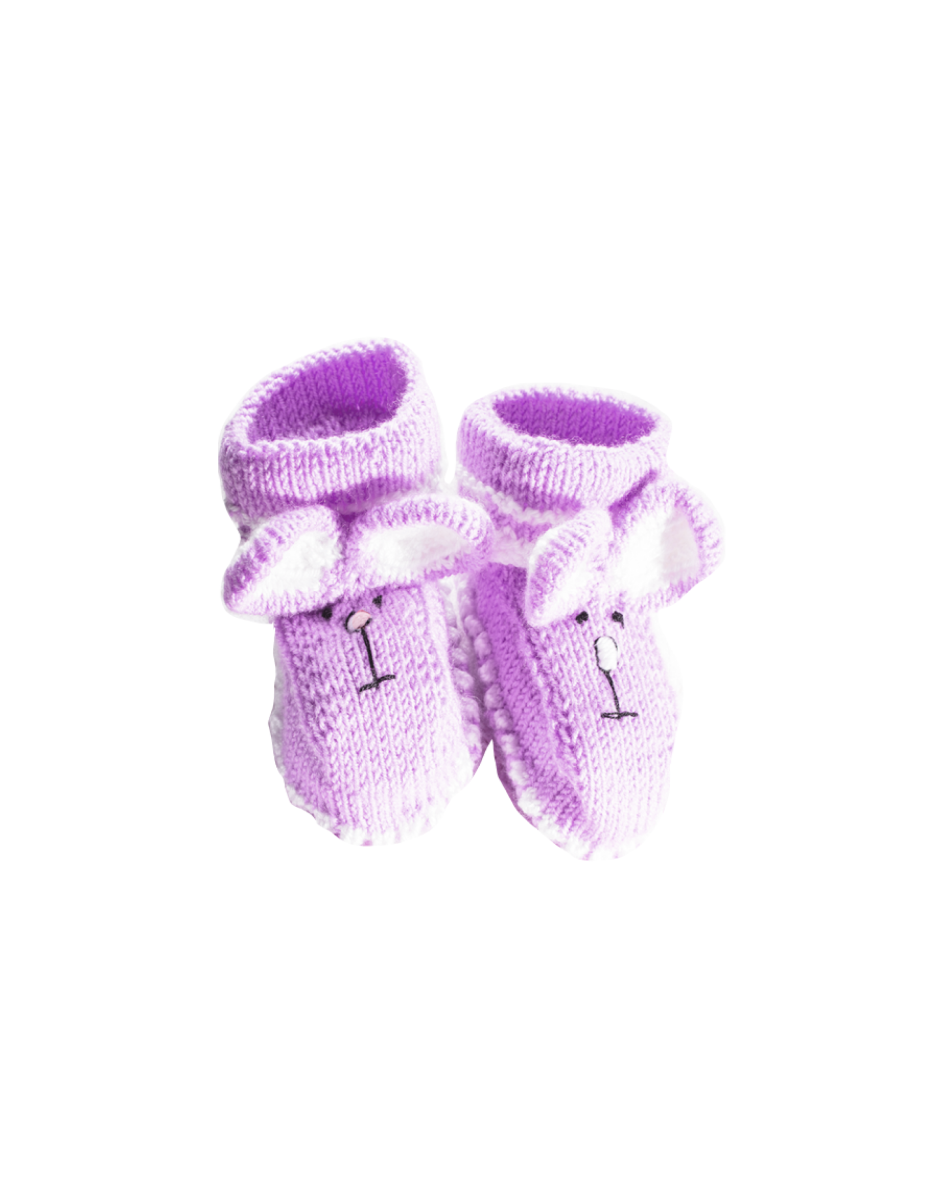 Knitted Bunny Shoes