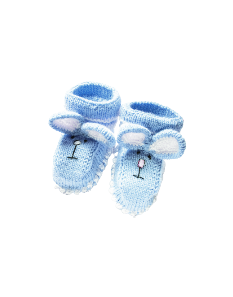 Knitted Bunny Shoes