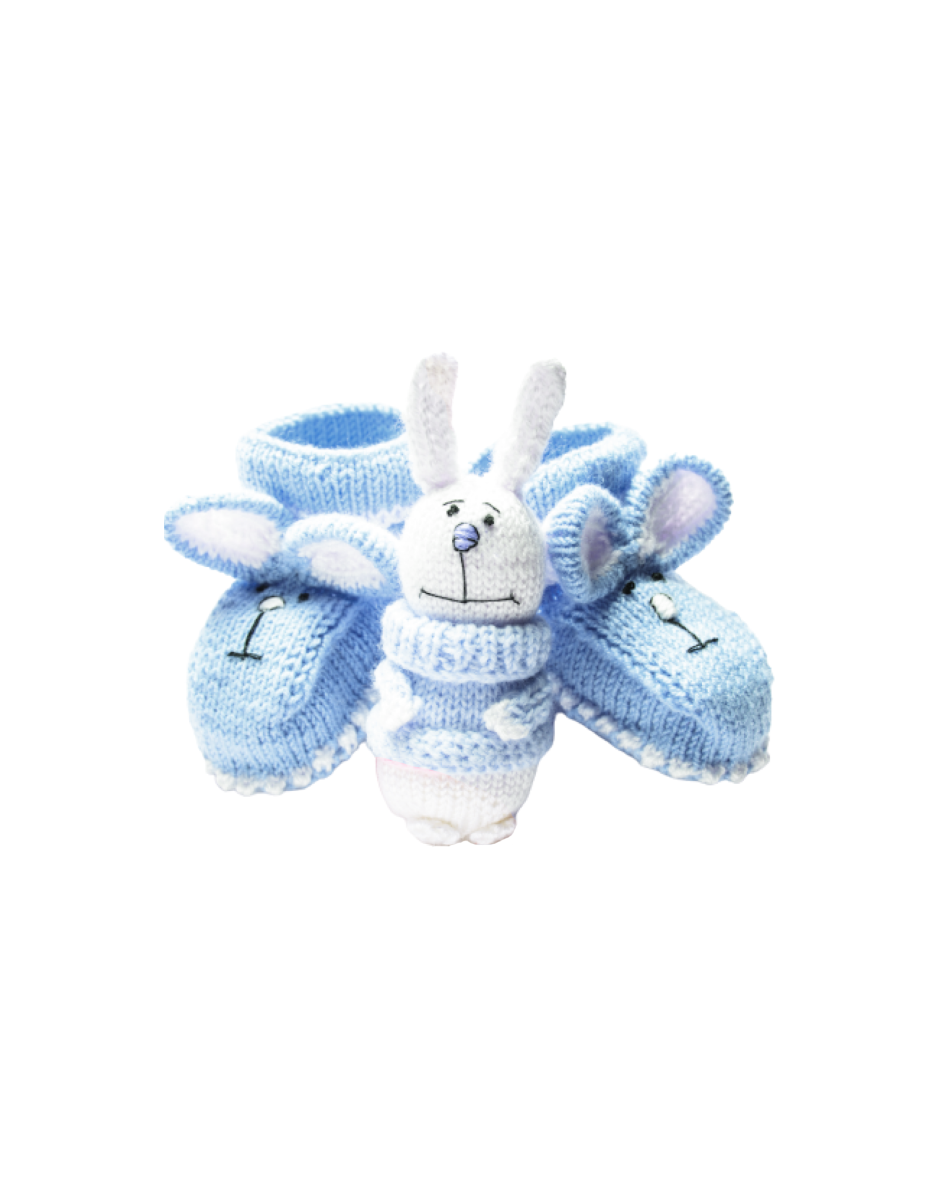 Knitted Bunny Shoes