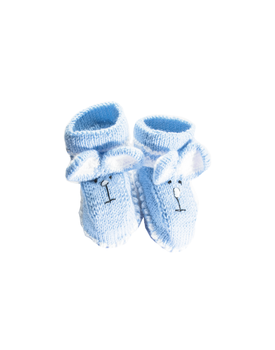 Knitted Bunny Shoes
