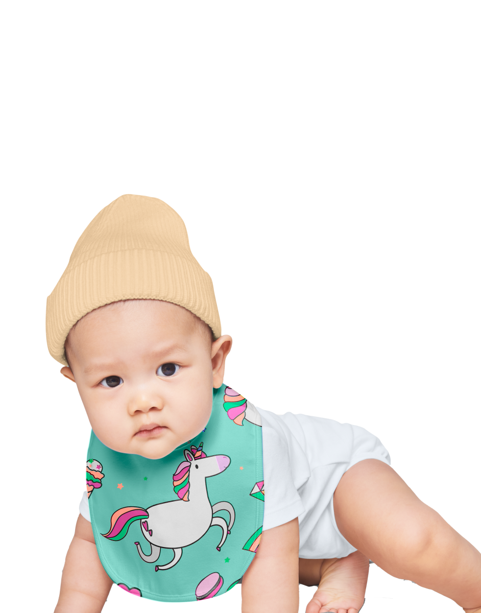 Unicorn Baby Bib