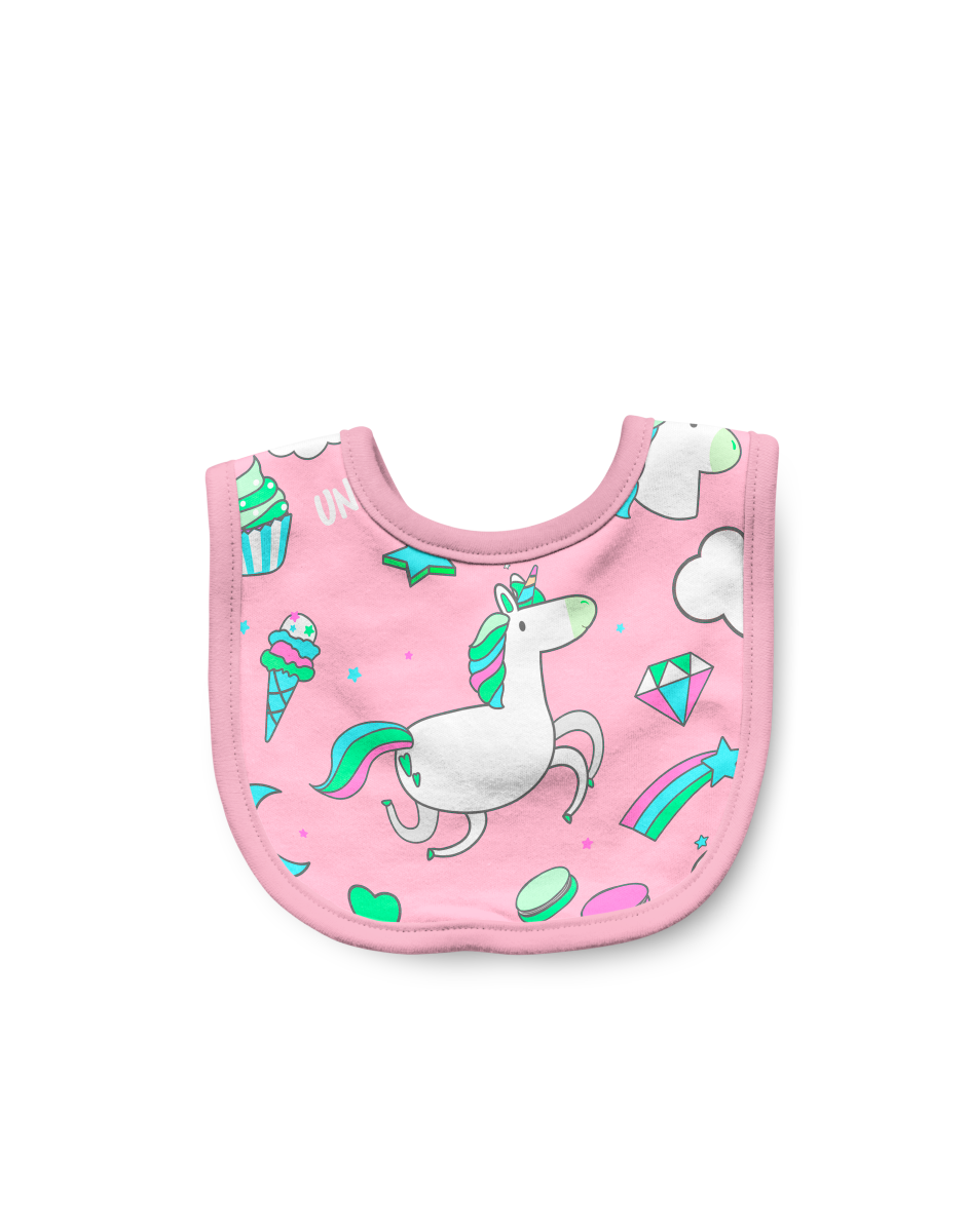 Unicorn Baby Bib