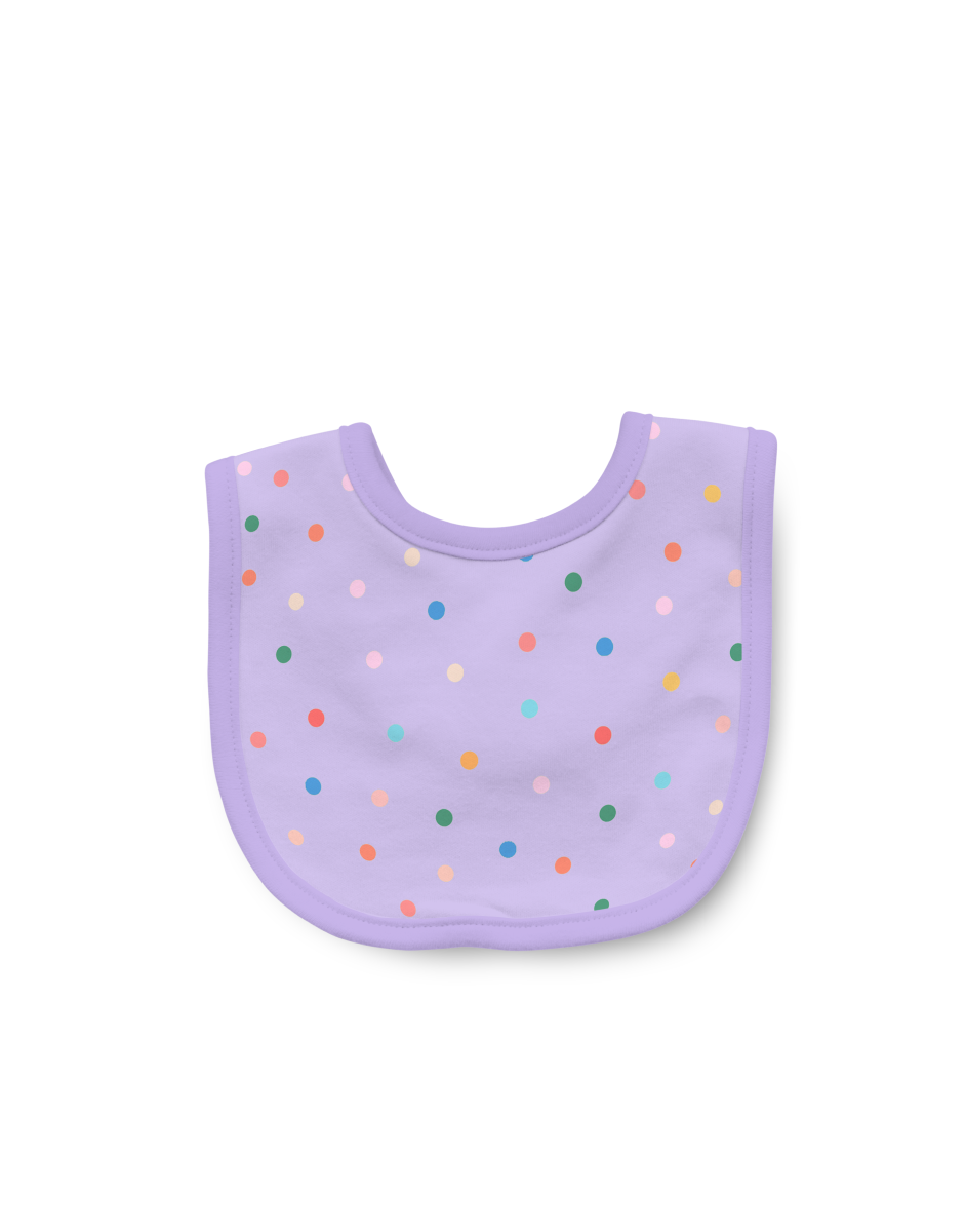 Polka Dot Baby Bib