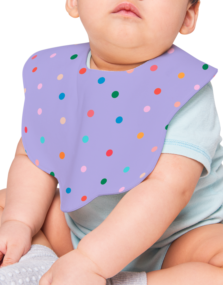 Polka Dot Baby Bib