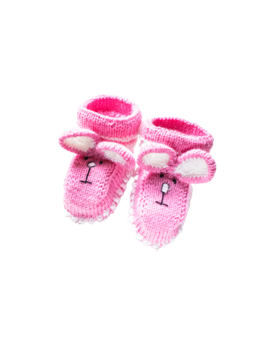 Knitted Bunny Shoes