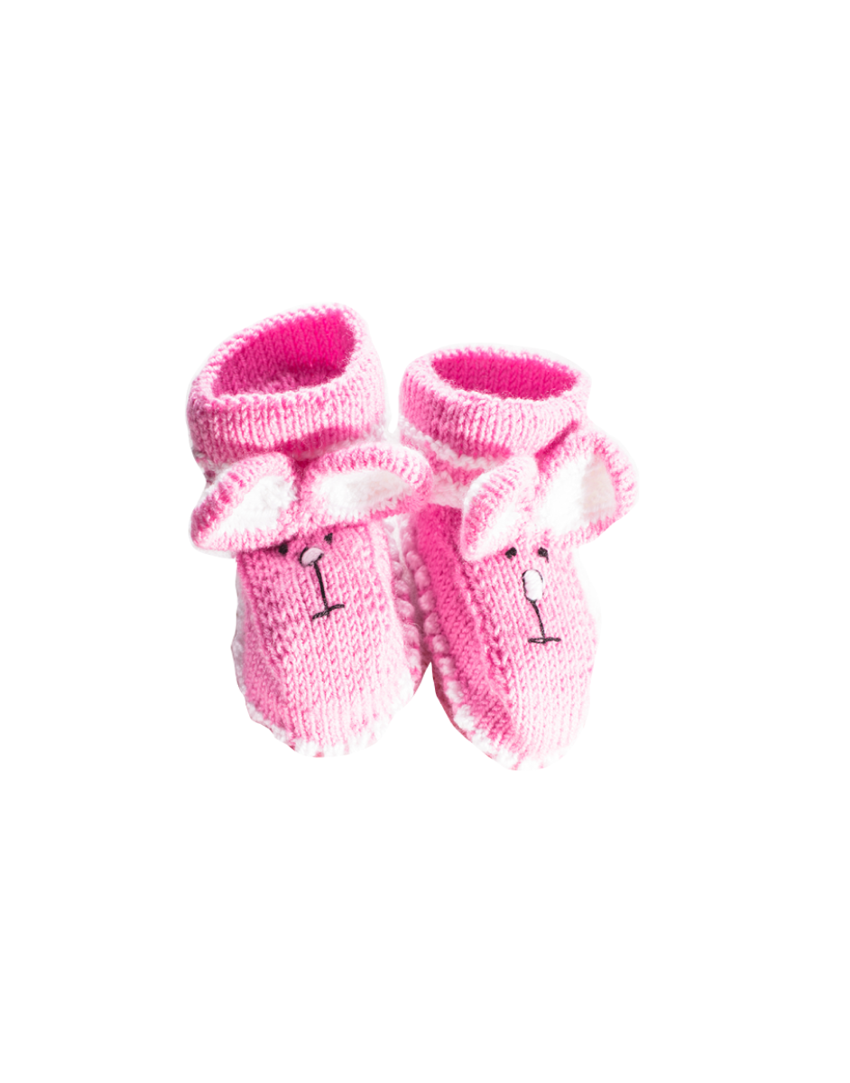 Knitted Bunny Shoes