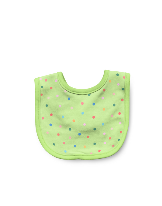 Polka Dot Baby Bib
