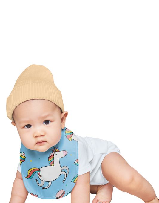 Unicorn Baby Bib