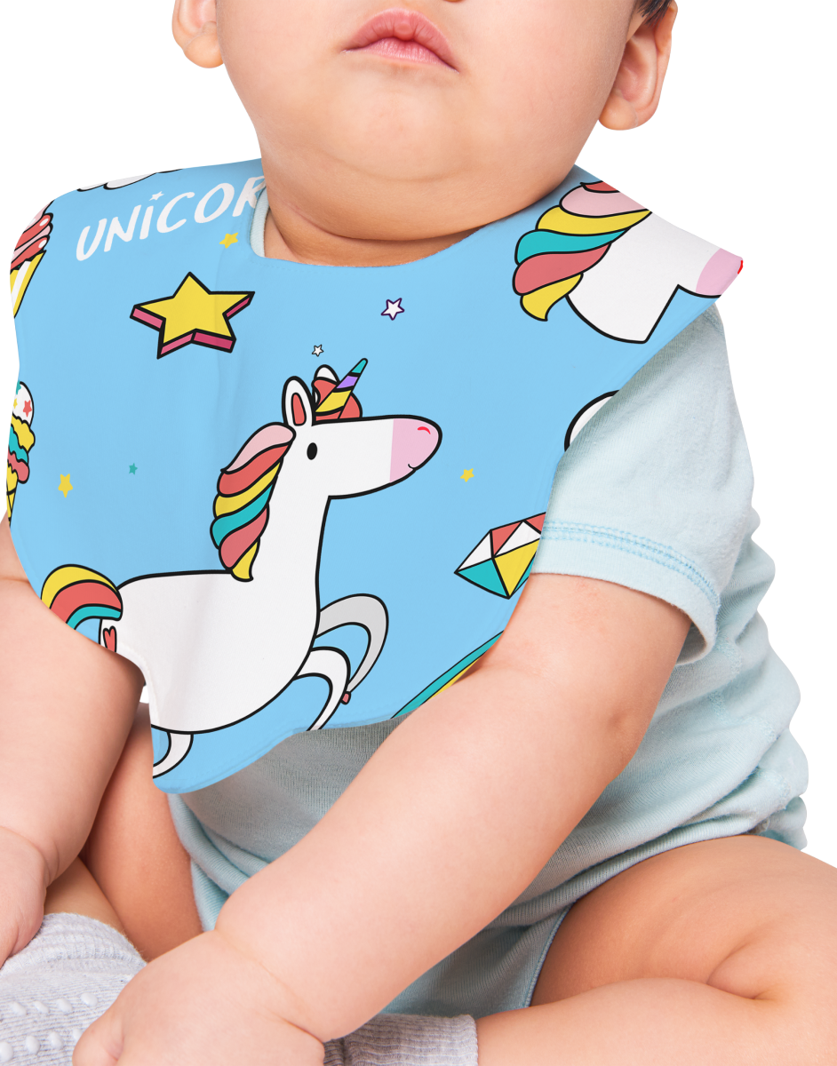 Unicorn Baby Bib